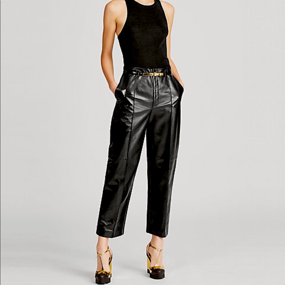 Ralph Lauren Purple Label Lambskin Trousers NWT